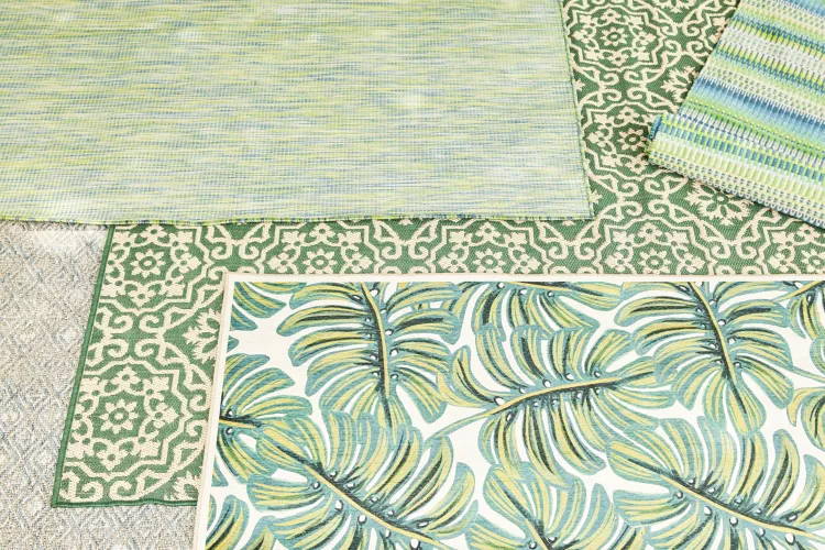 types of rug materials