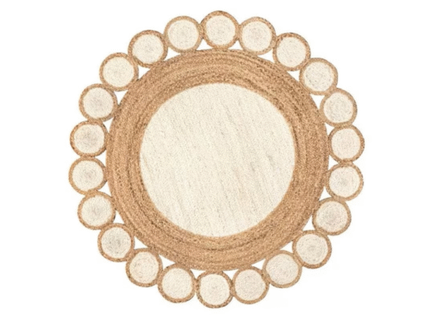 Cotton Halo Jute Rug
