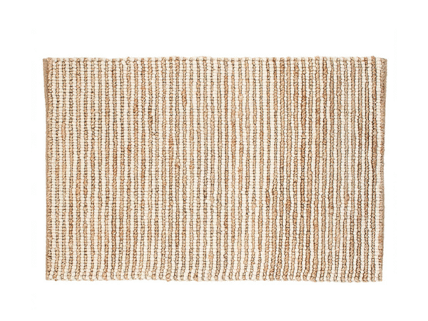 woven cotton jute rug