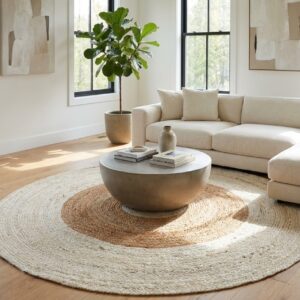 Earthy Chakra Jute Rug