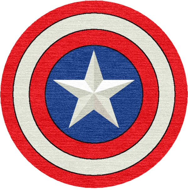 hero shield avengers rug
